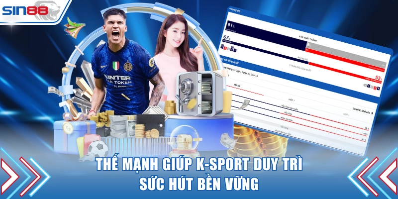 Thế mạnh giúp K-sport duy trì sức hút bền vững